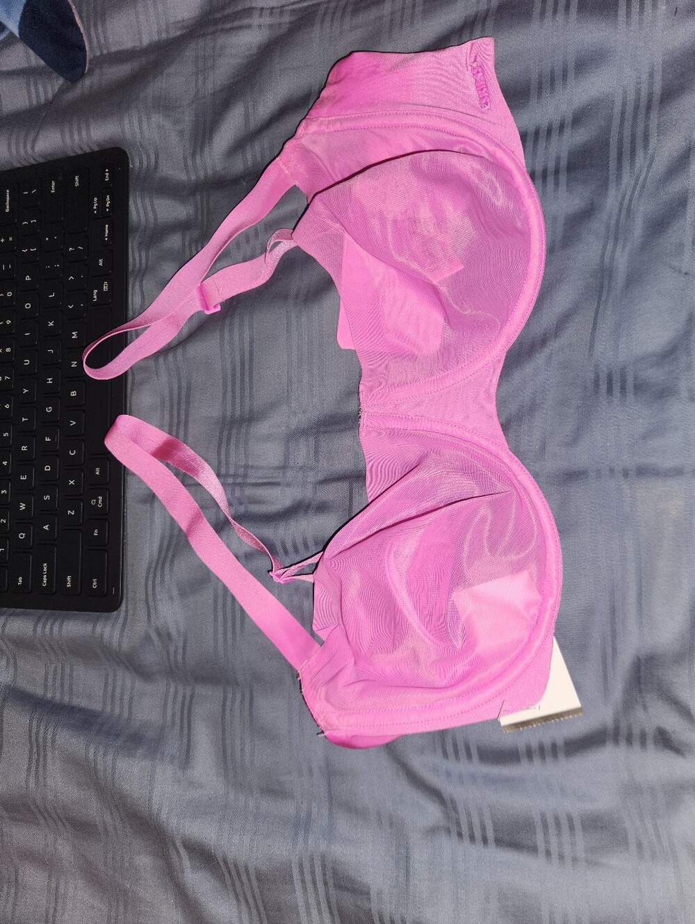 SKIMS Sheer Unlined Underwire Bra - Hot Pink
